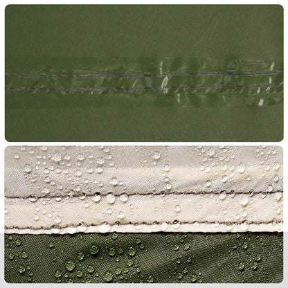 Rybářský Stan Pro 3 Osob Olivově Zelený Nepromokavý