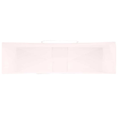 Papírové Tašky 50 Ks S Uchy Růžové 54X15X49 Cm