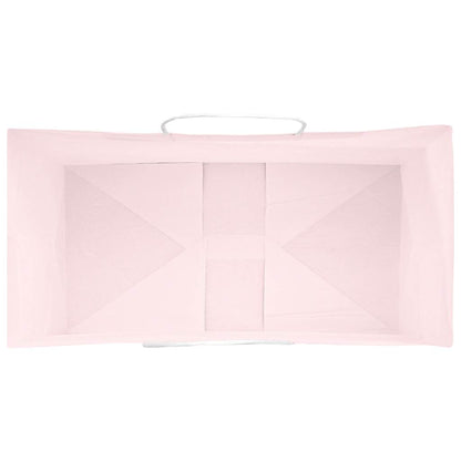 Papírové Sáčky 250 Ks S Uchy Růžové 32X17X25 Cm