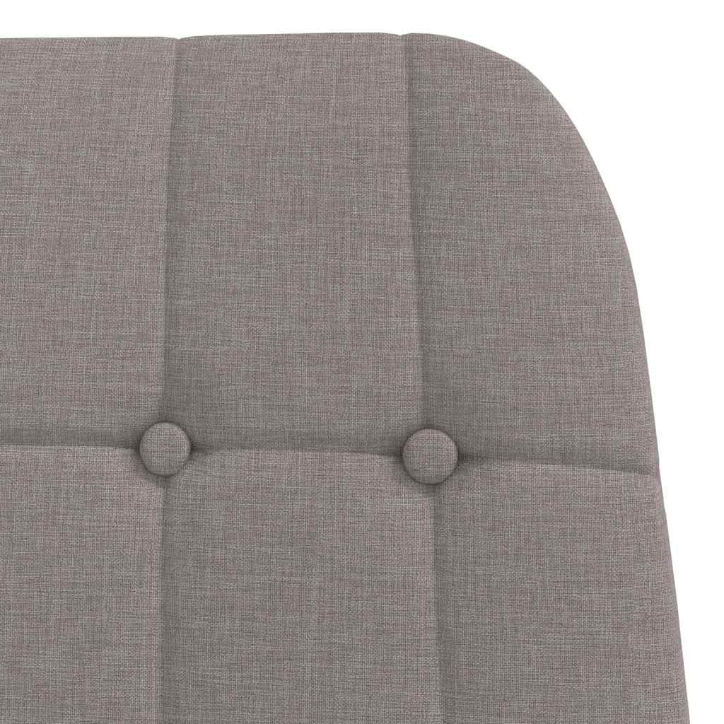 Relaxační Křeslo S Podnožkou Taupe Textil