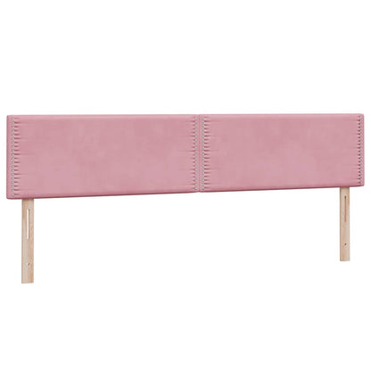 Box Spring Postel S Matrací Růžová 180X210 Cm Samet