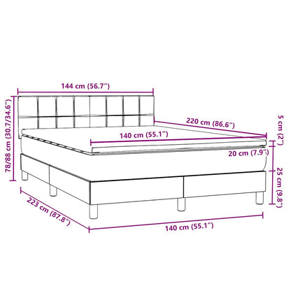 Box Spring Postel S Matrací Černá Samet Černá