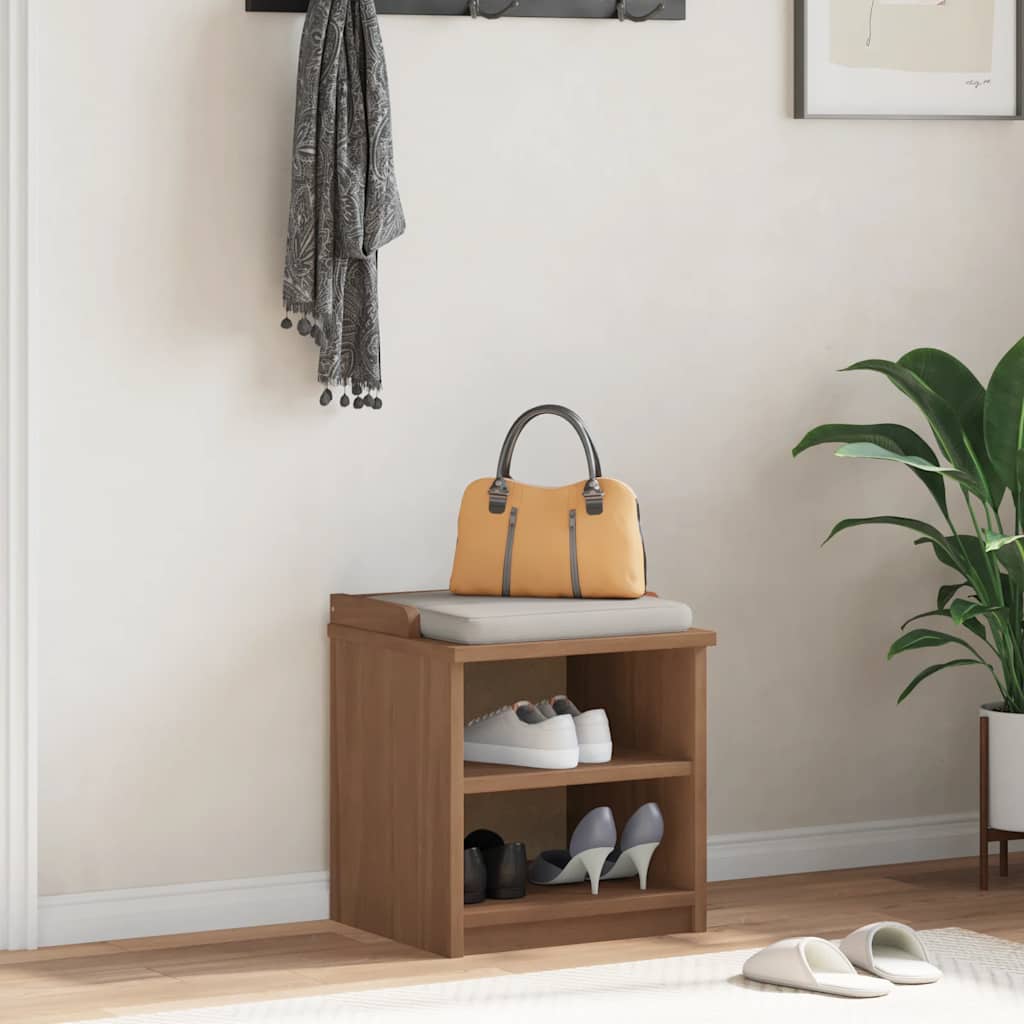 Lavice Do Předsíně Sandnes 45X40X50 Cm Masivní Borovice