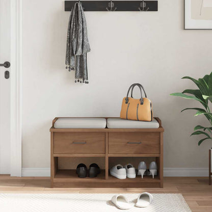 Lavice Do Předsíně Sandnes 87X40X50 Cm Masivní Borovice