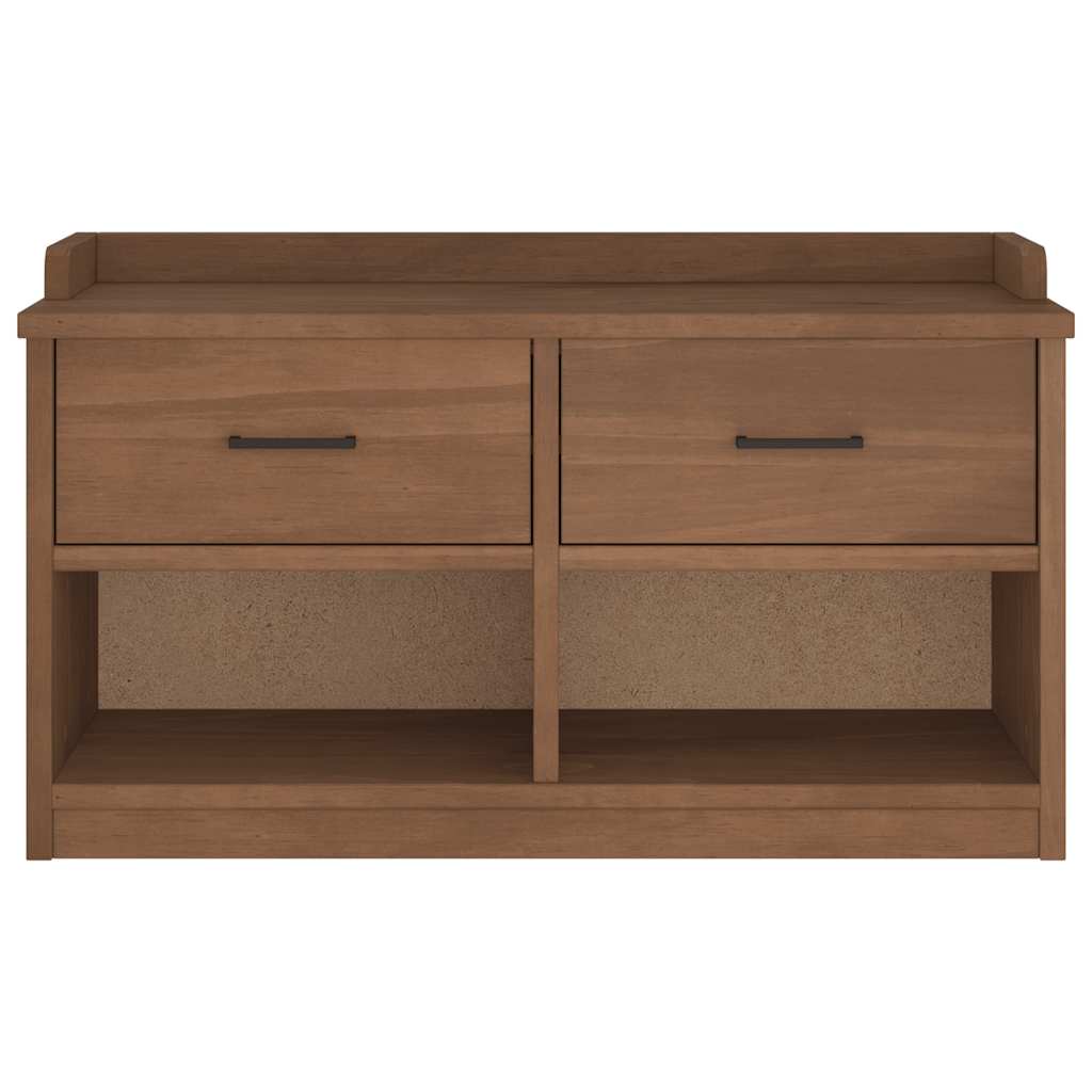 Lavice Do Předsíně Sandnes 87X40X50 Cm Masivní Borovice