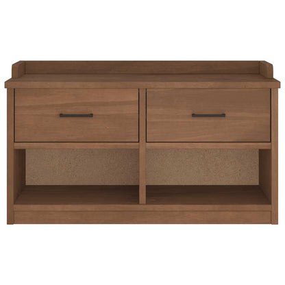 Lavice Do Předsíně Sandnes 87X40X50 Cm Masivní Borovice