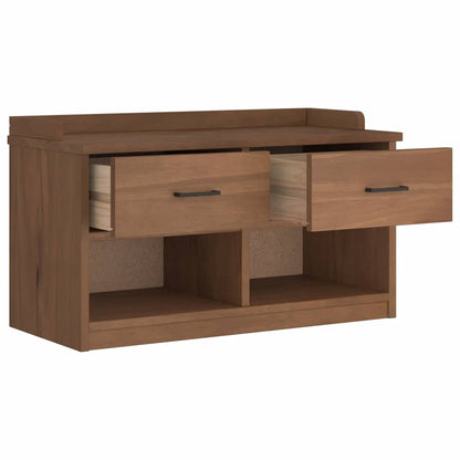 Lavice Do Předsíně Sandnes 87X40X50 Cm Masivní Borovice