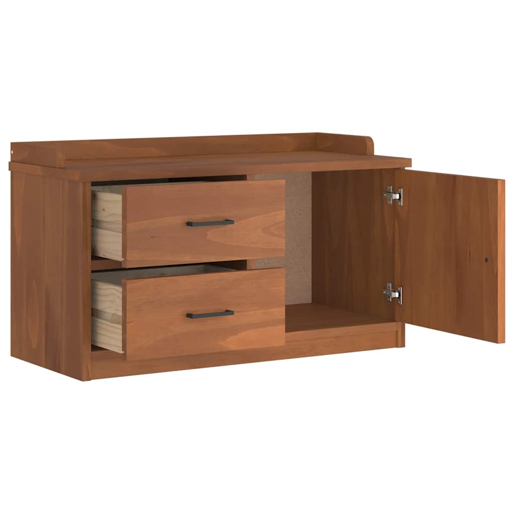 Lavice Do Předsíně Sandnes 87X40X50 Cm Masivní Borovice