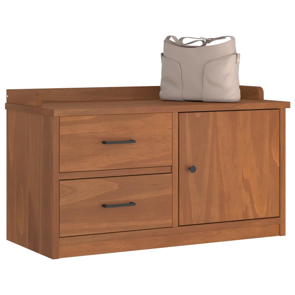 Lavice Do Předsíně Sandnes 87X40X50 Cm Masivní Borovice