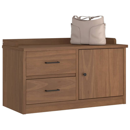 Lavice Do Předsíně Sandnes 87X40X50 Cm Masivní Borovice