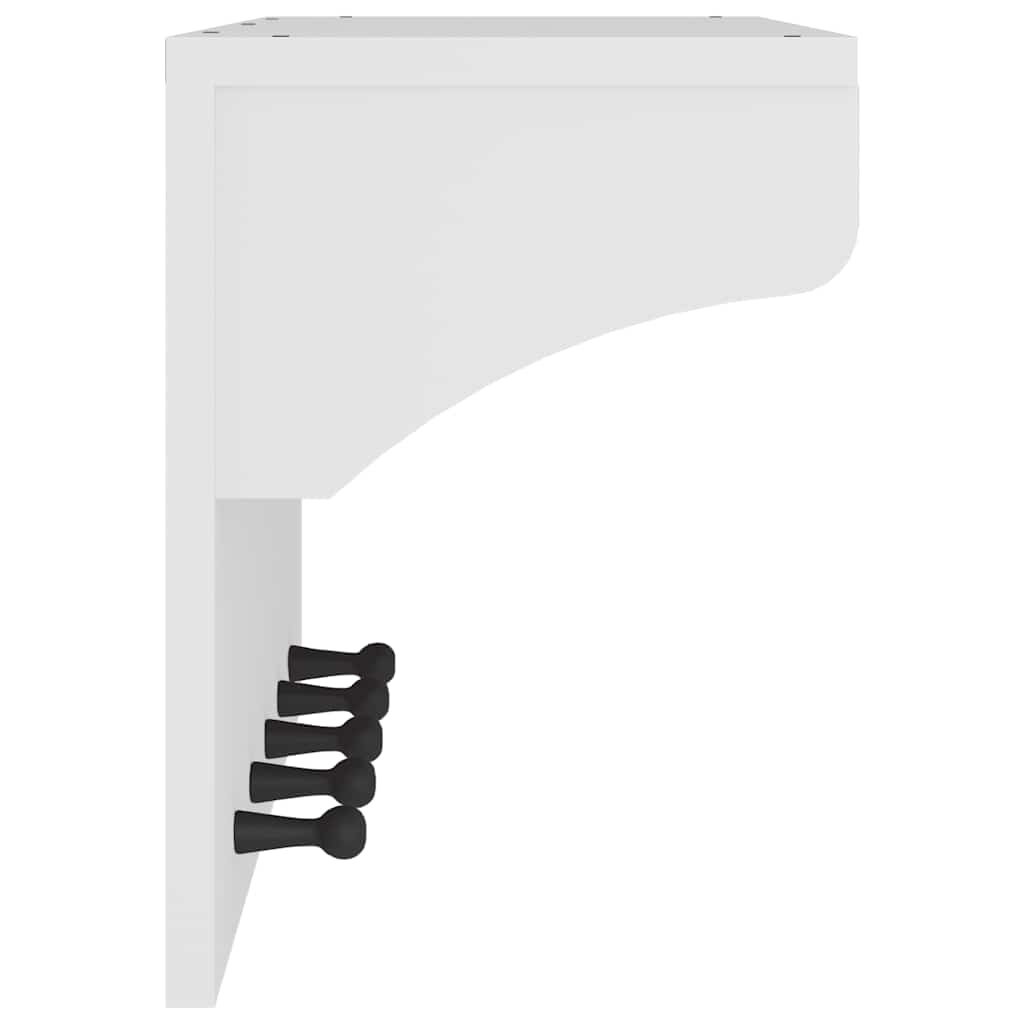 Nástěnný Věšák Na Kabáty 87X30X42 Cm Masivní Borovice