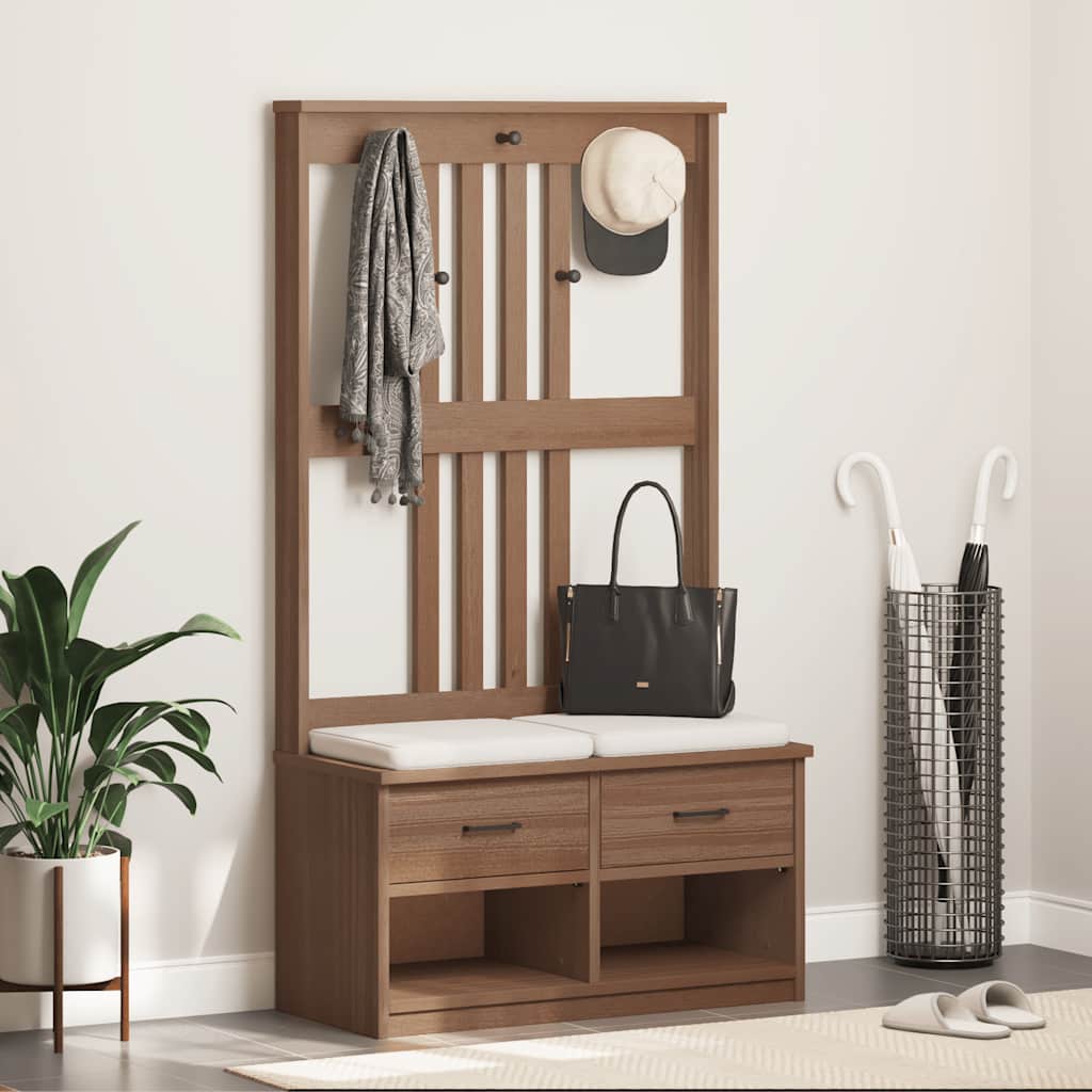 Předsíňový Strom Sandens 87X40X159,5Cm Borovicový Masiv