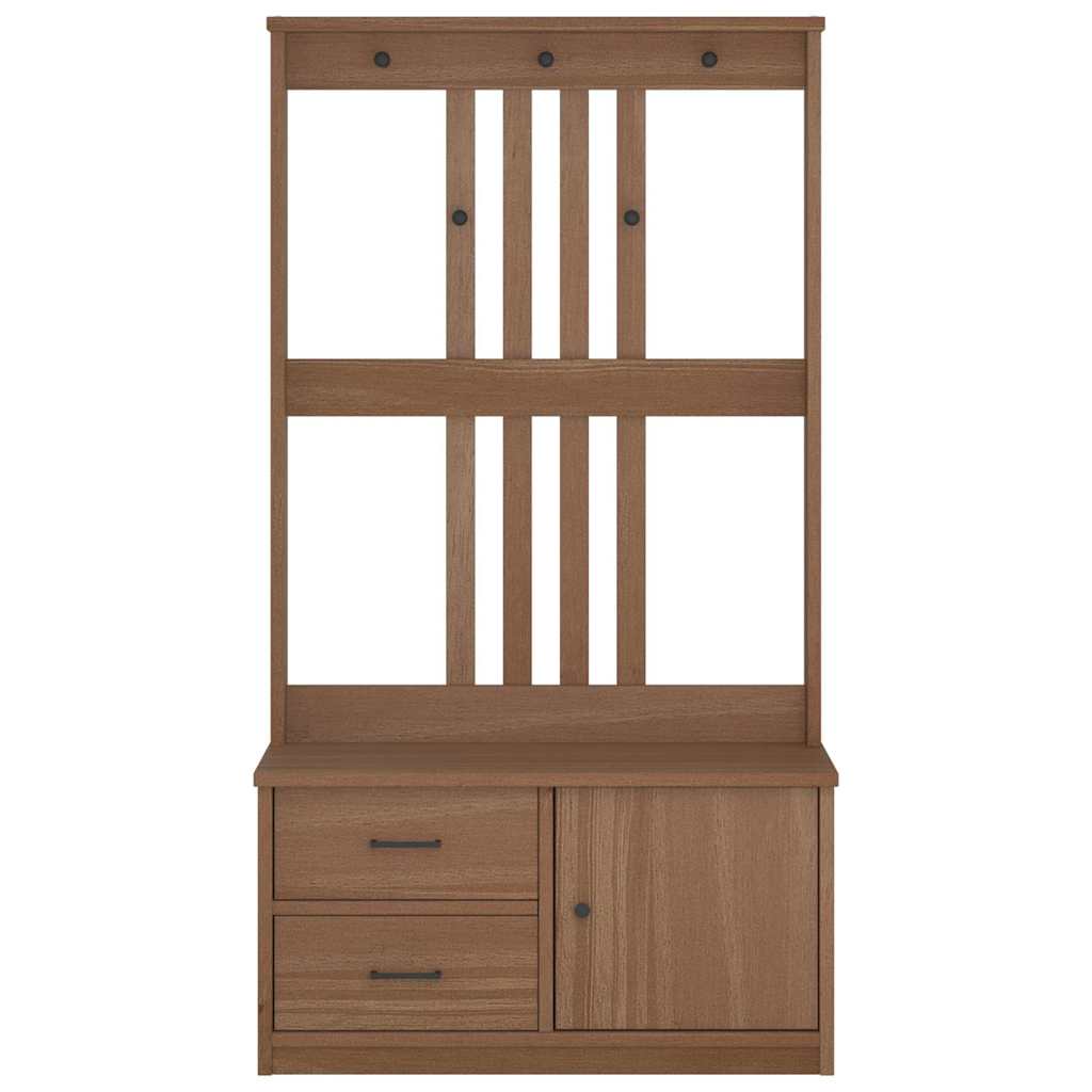 Předsíňový Strom Sandens 87X40X159,5Cm Borovicový Masiv