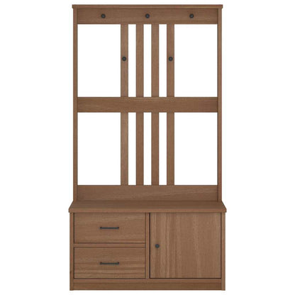 Předsíňový Strom Sandens 87X40X159,5Cm Borovicový Masiv