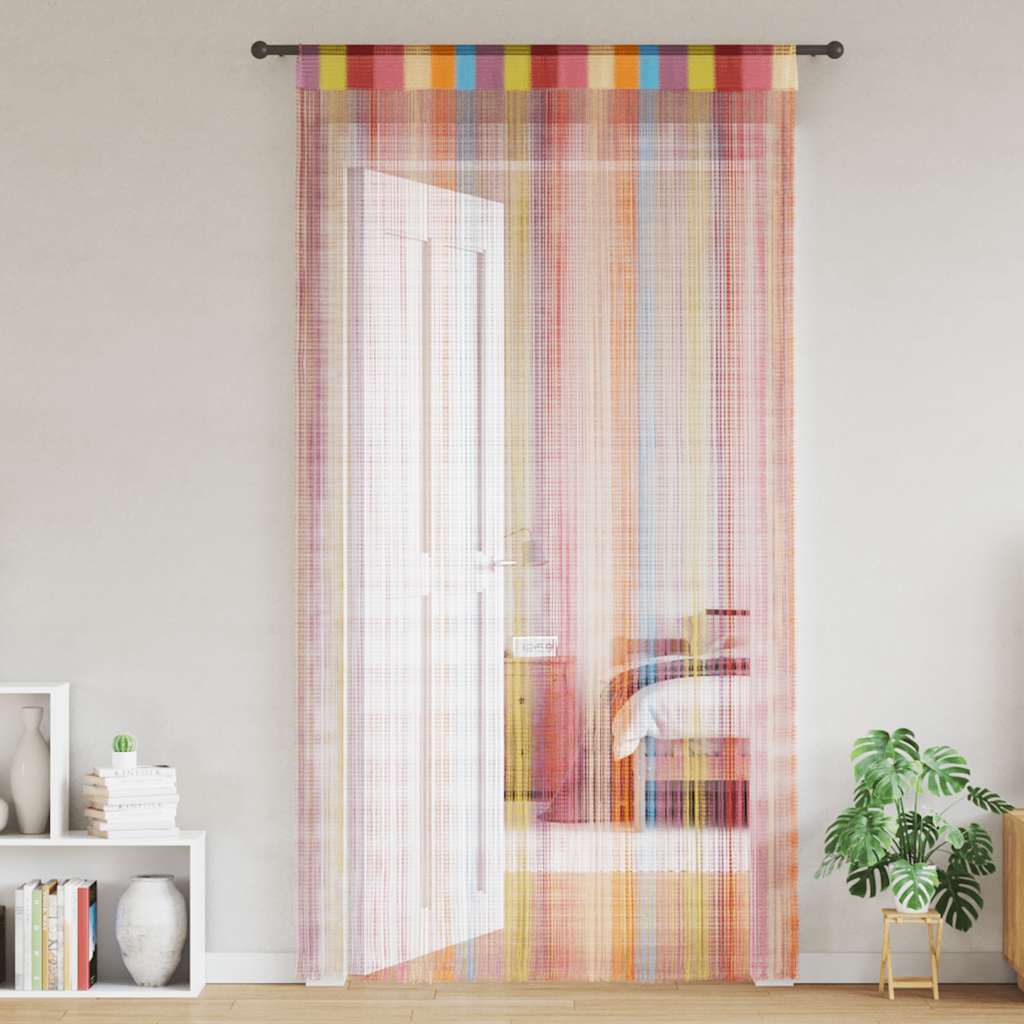 Provázkové Záclony, 2 Ks, 100X250 Cm,