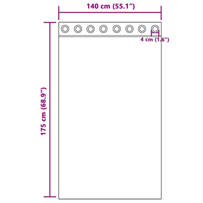 Voálové Záclony S Průchodkami 2 Ks Jablkově Zelená
