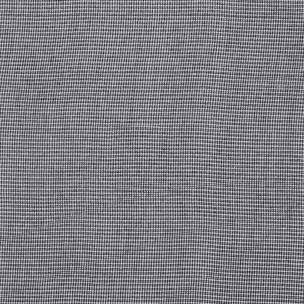 Voálové Závěsy S Průchodkami 2 Ks Černé Černá