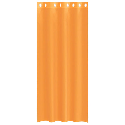 Voálové Záclony S Průchodkami 2 Ks Oranžová Orange