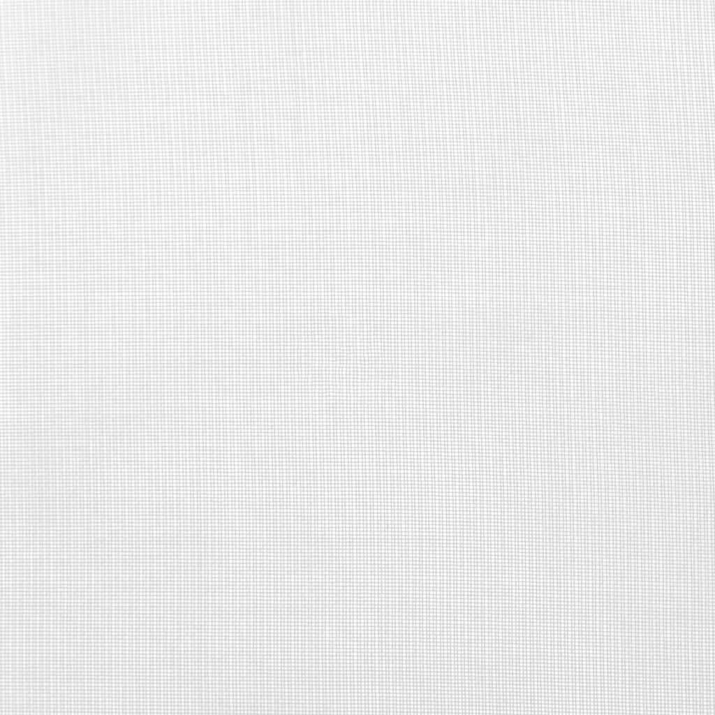 Voálové Záclony S Tyčovými Kapsami 2 Ks Bílé Bílá