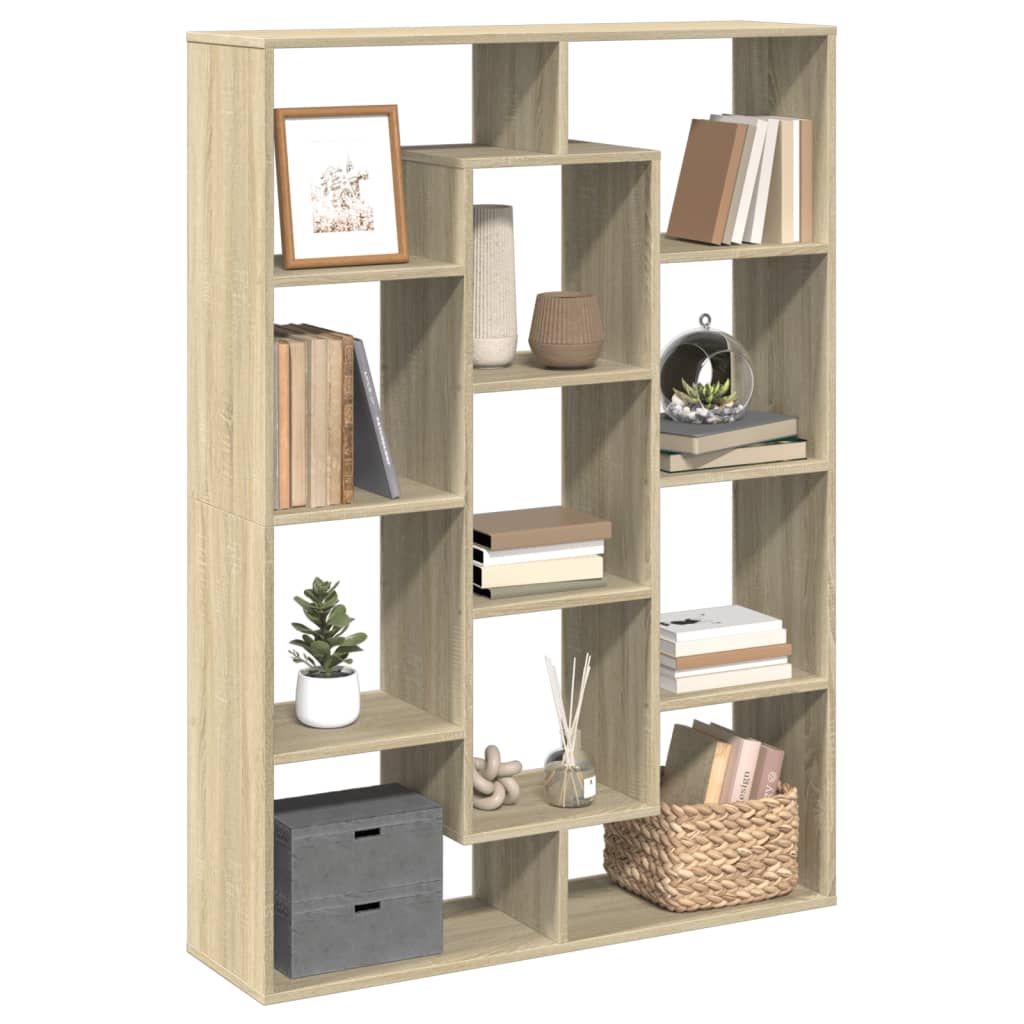 Knihovna Dub Sonoma 102 X 29 X 143 Cm Kompozitní Dřevo