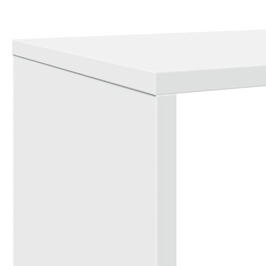 Knihovna 132 X 29 X 141,5 Cm Kompozitní Dřevo Bílá