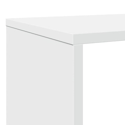 Knihovna 132 X 29 X 141,5 Cm Kompozitní Dřevo Bílá