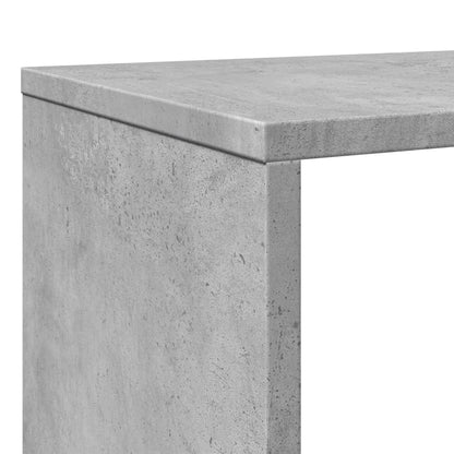 Knihovna Betonově Šedá 132 X 29 X 141,5 Cm Kompozitní Dřevo Betonová Šedá