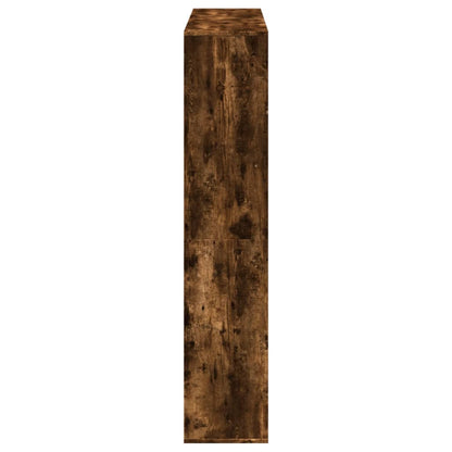 Knihovna 132 X 29 X 141,5 Cm Kompozitní Dřevo Kouřový Dub