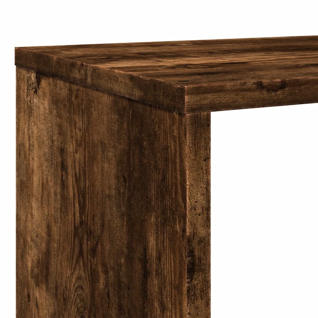 Knihovna 132 X 29 X 141,5 Cm Kompozitní Dřevo Kouřový Dub