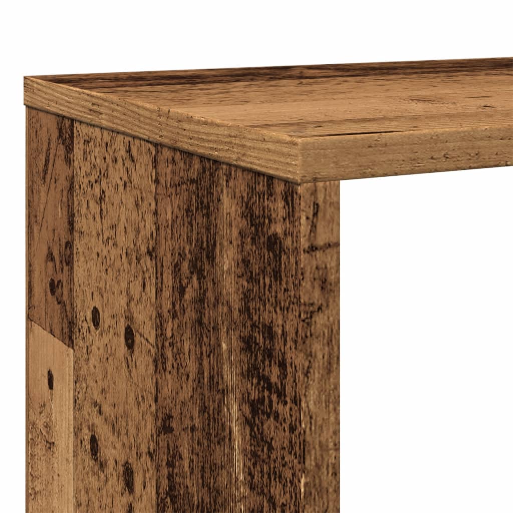 Knihovna Old Wood 132 X 29 X 141,5 Cm Kompozitní Dřevo
