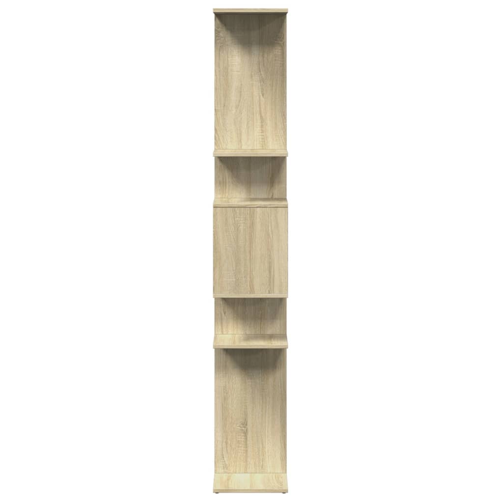 Knihovna Dub Sonoma 92 X 29 X 188 Cm Kompozitní Dřevo