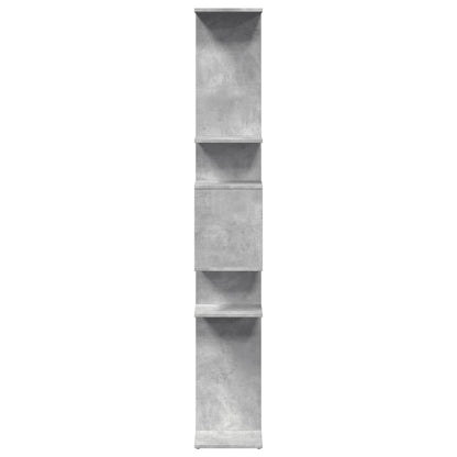 Knihovna Betonově Šedá 92 X 29 X 188 Cm Kompozitní Dřevo