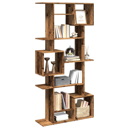Knihovna Old Wood 92 X 29 X 188 Cm Kompozitní Dřevo