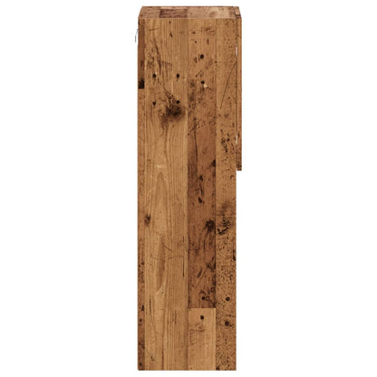 Tv Skříňka S Led Osvětlením Old Wood 30,5 X 30 X Staré Dřevo