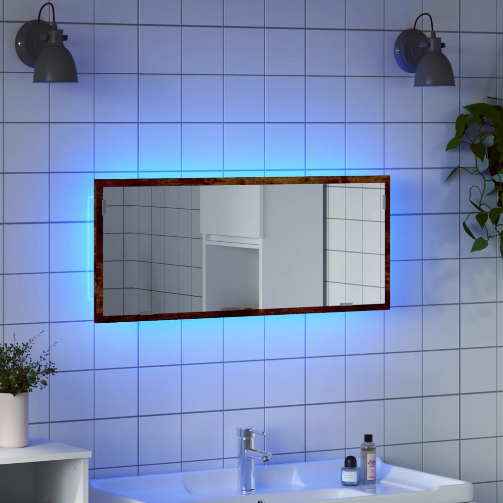 Led Koupelnové Zrcadlo 100 X 8,5 X 37 Cm Akrylové