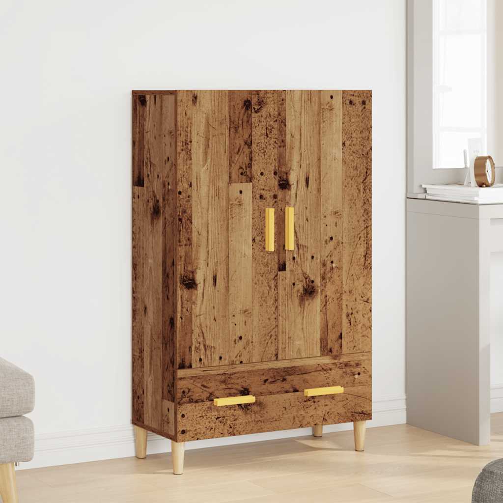 Highboard Old Wood 70 X 31 X 115 Cm Kompozitní Dřevo