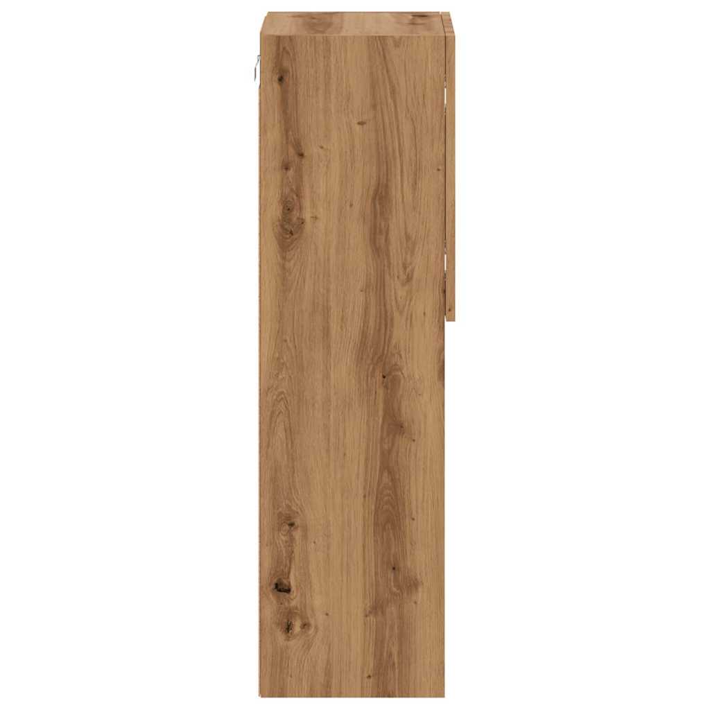 Tv Skříňka S Led Osvětlením 30,5 X 30 X Dub Artisan