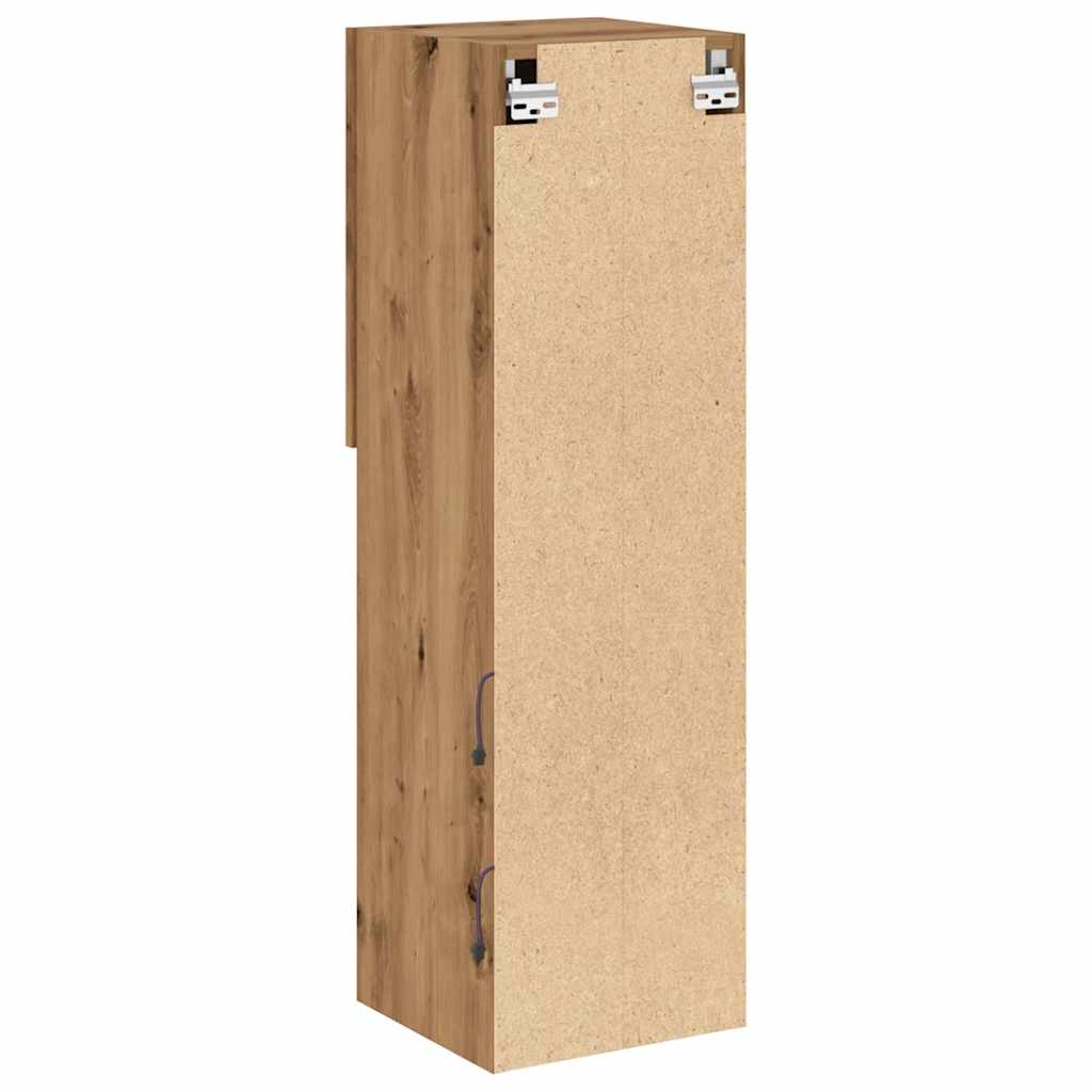 Tv Skříňka S Led Osvětlením 30,5 X 30 X Dub Artisan