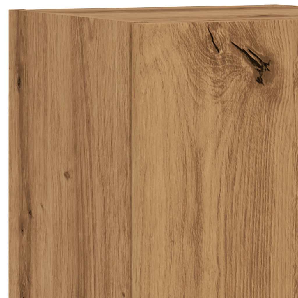 Tv Skříňka S Led Osvětlením 30,5 X 30 X Dub Artisan