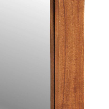 Nástěnné Zrcadlo Se Zásuvkami 60X33X90Cm Masivní Akáciové Dřevo