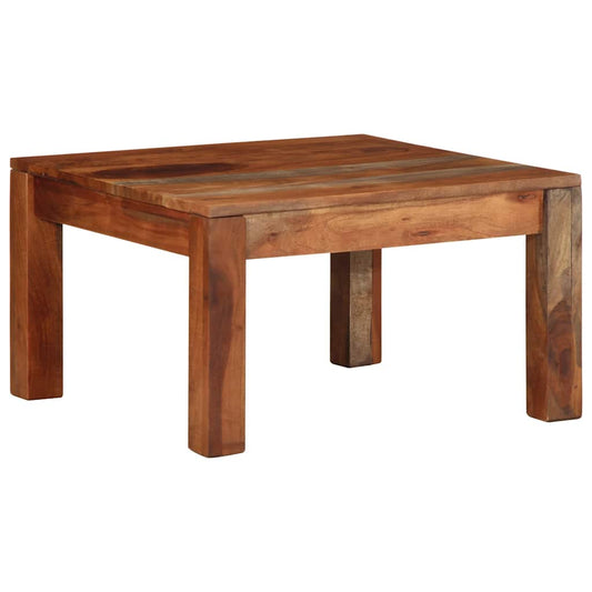 Konferenční Stolek 60X60X35 Cm Masivní Dřevo Akácie