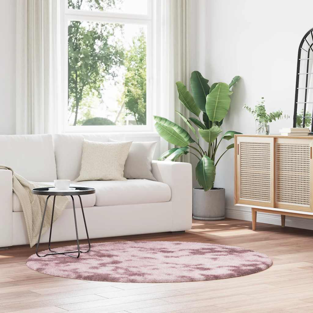 Koberec Shaggy S Vysokým Vlasem Navarra Dusty Pink