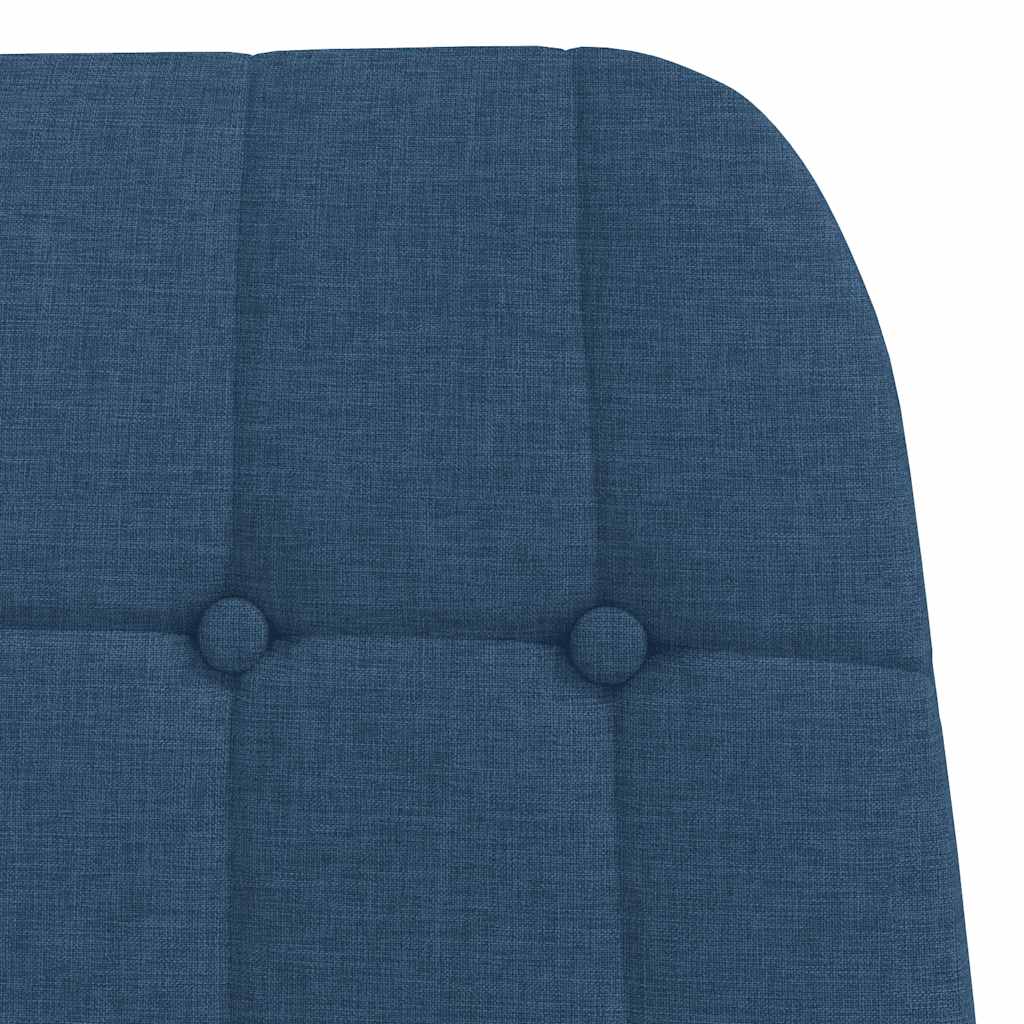 Relaxační Křeslo Modré Textil