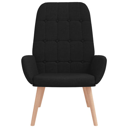 Relaxační Židle Černá Textil