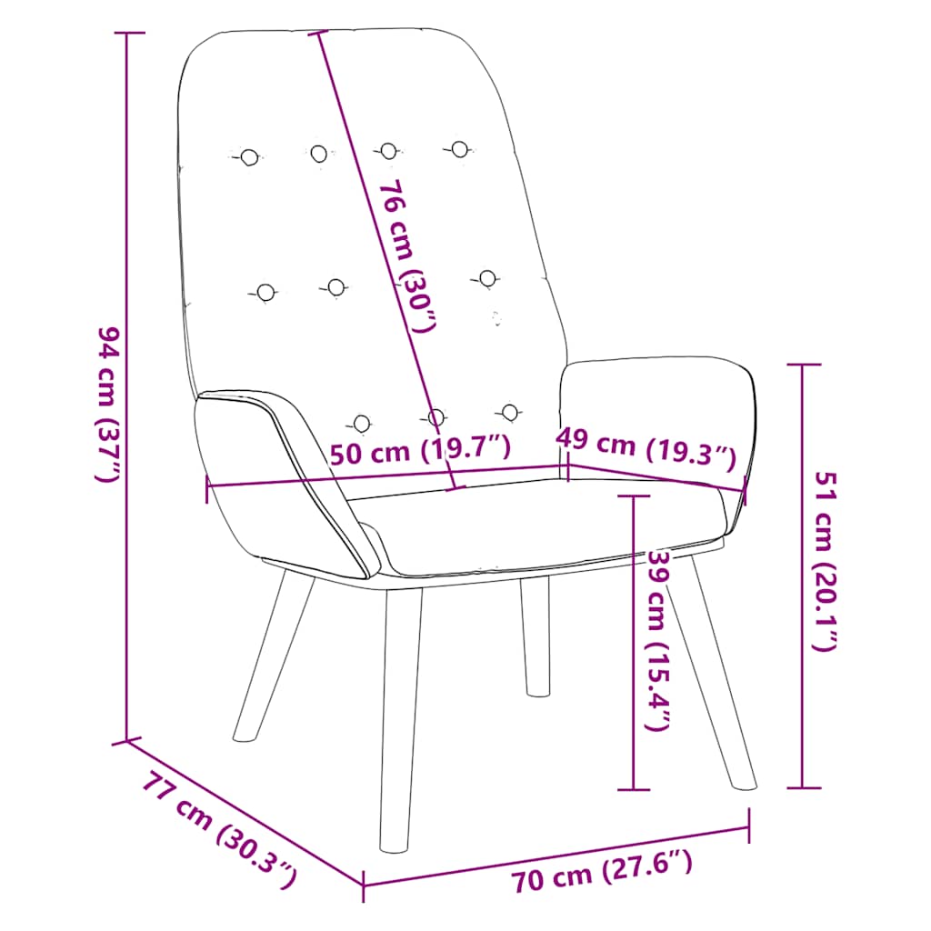 Relaxační Křeslo Textil