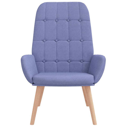 Relaxační Křeslo Džínově Modré Textil