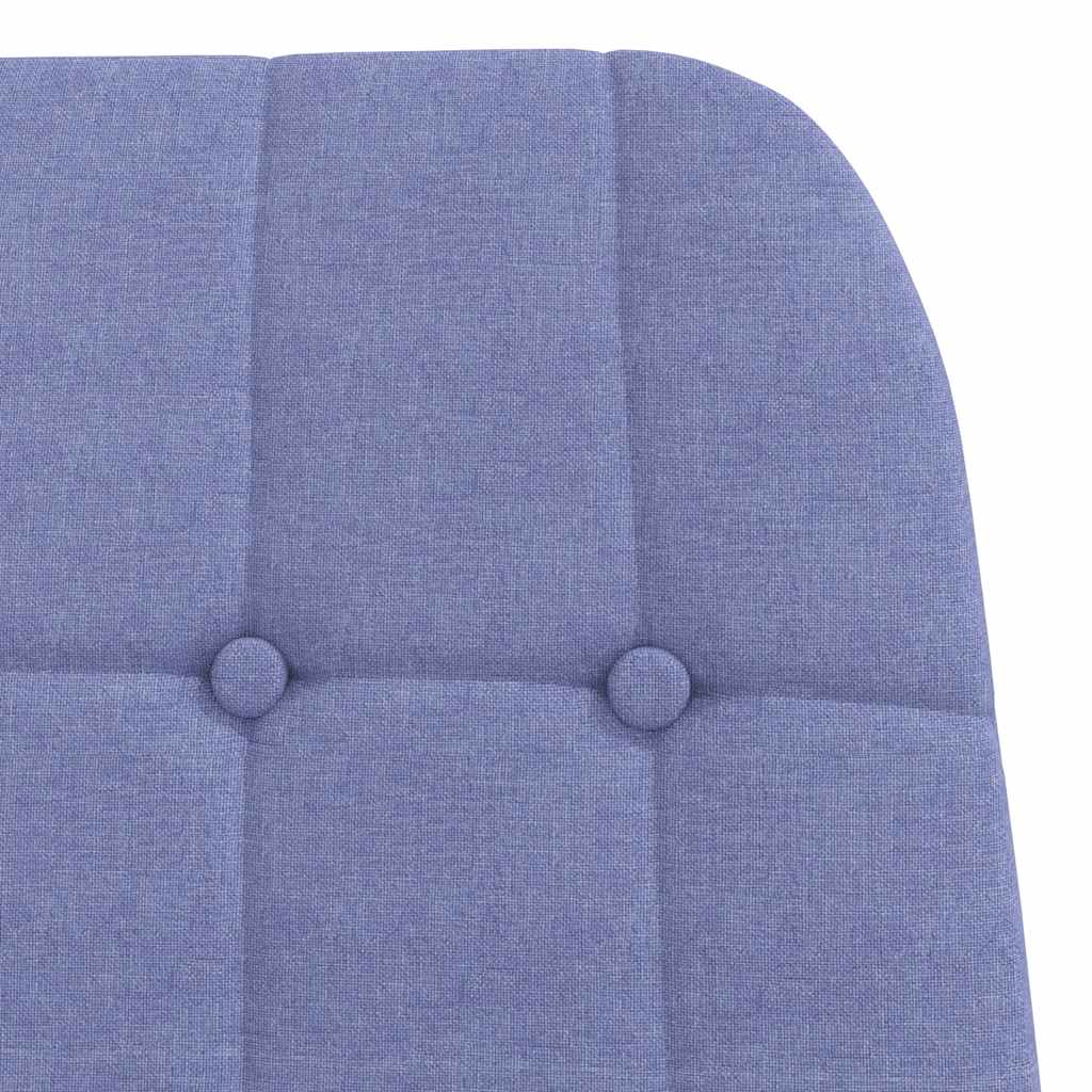Relaxační Křeslo Džínově Modré Textil