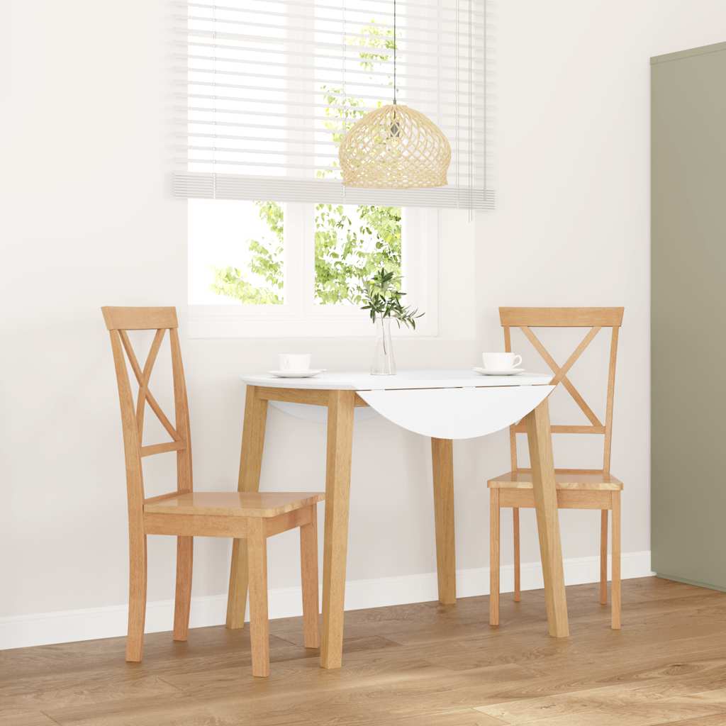 Jídelní Židle S Polštáři 2 Ks Hnědá Masivní Dřevěná Guma