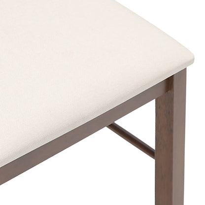 Jídelní Židle S Polštáři 2 Ks Hnědá Masivní Dřevěná Guma