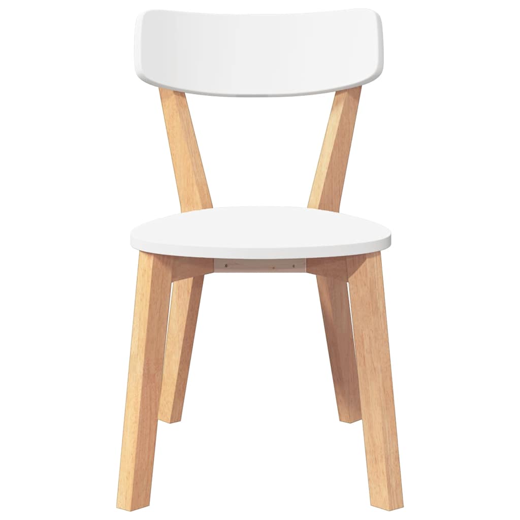 Jídelní Židle 2 Ks Z Masivního Dřeva Rubber